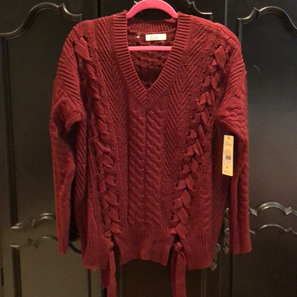 Elan wine sweater